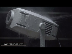 Proyektor Gobo Luar Ruangan 400W LED Tahan Air Zoom Kustom