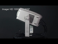 100W Led Light Advertising Proyektor Logo Gobo Definisi Tinggi Untuk Taman Luar Ruangan