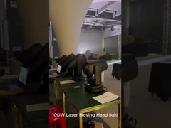 100W Laser Moving Head. Sinar Bercahaya Tinggi dan Seragam. 18+6 Prisma