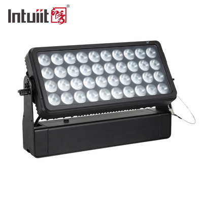 Lampu Sorot Dinding Tahan Air Efek Strobe Beam Wash Warna Kota LED RGBW 40*10W Luar Ruangan IP65 Mode Kontrol DMX512