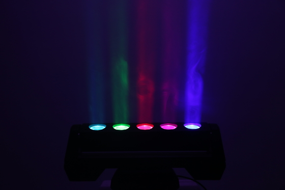 Strobe Zoom Wash Beam Pixel Moving Head Light Led Bar Dmx Untuk Konser 10W * 6PCS 4 In1