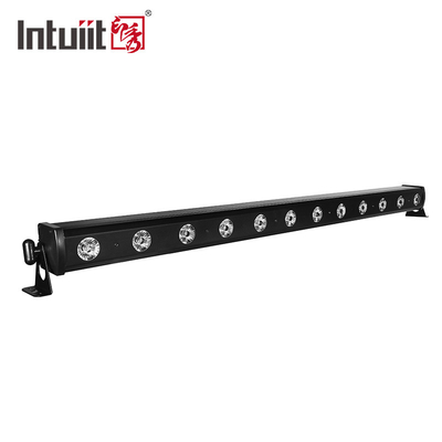 12x2W Indoor DJ Linear LED Light Bar DMX Control Wall Washer Lamp Untuk Konser