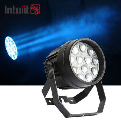 240V Indoor Led Zoom Par 12 * 10w 4 In 1 RGBW Wide Zoom 5-60 Derajat Lampu Panggung Festival