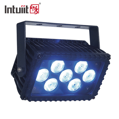 7x3W RGB LED Flood Light untuk Outdoor Church Facade Lighting Square