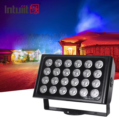 160w Outdoor Stage Led Flood Light 24pcs * 10w Rgbw 4-In-1 Led Flood Light