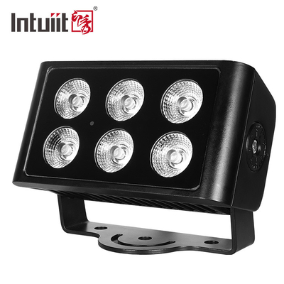 IP65 Waterproof 6x5W RGBW 4 in 1 LED Flood Light DMX Control Plane Spot Light Background Spot DJ Disco Stage Lighting