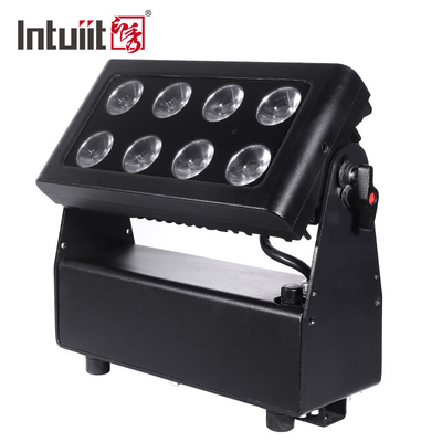 IP65 8x15w 4in1 LED warna kota luar mesin cuci baterai lampu banjir untuk taman hiburan