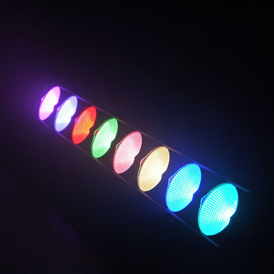 8*15W RGB 3in1 Indoor COB Pixel Light Bar DMX Control LED Wall Washer untuk Fasad Pernikahan Acara Konser Pencahayaan Panggung