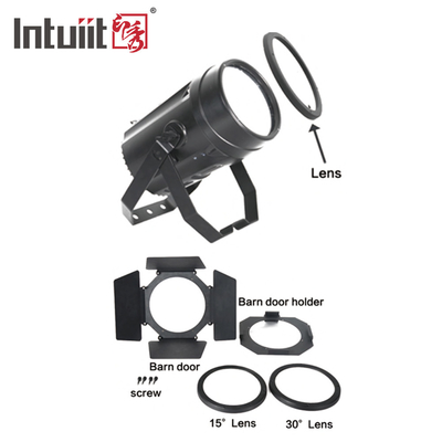 4in1 RGBW lampu par led Cob Stage Blinder Light 200w Dmx512 LED Cob lampu panggung