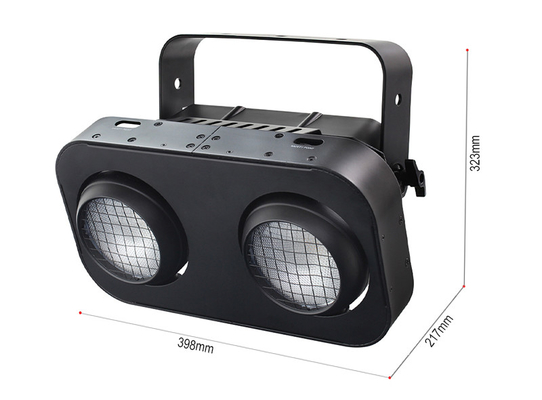 200W 2 Mata COB Warm White Stage Light 2in1 Outdoor Audience Blinder Effect LED Stage Light