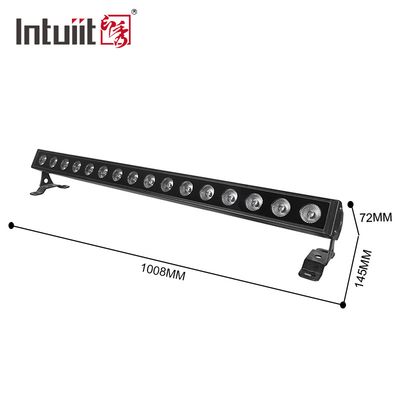 16*5W LED RGBW 4IN1 LED Wall Wash Light DMX LED Bar DMX Line Bar Wash Stage Light Partai LED Pixels Secara individual dikendalikan Dj