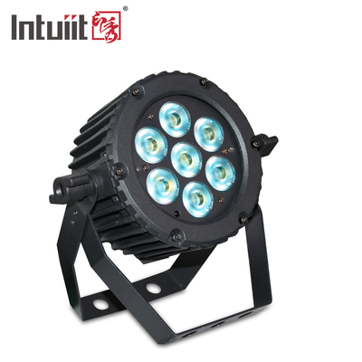 Lampu panggung LED 7X22W RGB Aluminium DMX512 LED Par Light untuk acara pernikahan