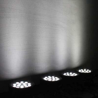90w RGBW Led Flat Par Light Lampu panggung Dmx Control Dj Disco Untuk pesta pernikahan gereja