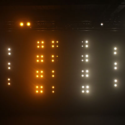 200W RGB 2IN1 DMX COB Par 2x100W 2 Mata Lampu LED Audience Blinder 2 Mata Putih Hangat Dingin Lampu Cob Audience untuk Pernikahan Bar