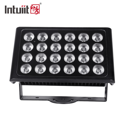 24PCS 160W lampu warna kota RGBW 4in1 ip65 tahan air bangunan tinggi mencuci led lampu panggung warna kota