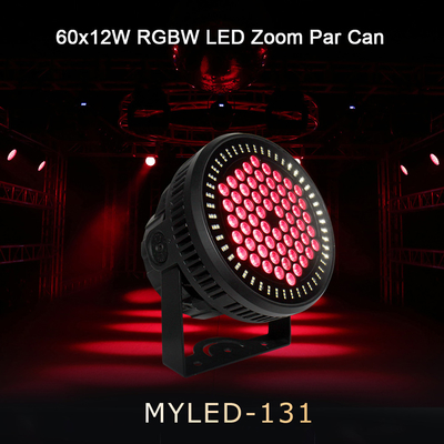 60*12W Rgbw 4In1 Lampu Par Led 60 Buah Lampu Par Led Dj Luar Ruangan Dmx Pesta