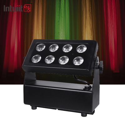 Lampu warna kota 8*15W RGBW 4in1 ip65 tahan air bangunan tinggi lampu pencucian dinding LED lampu warna kota