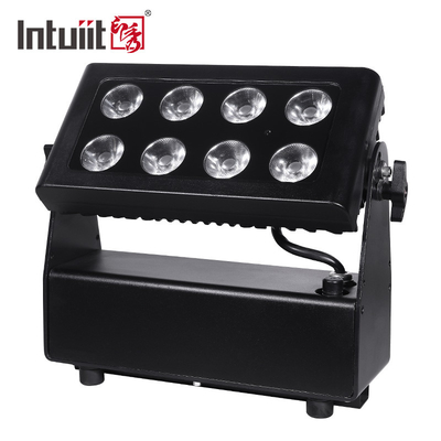 Lampu warna kota 8*15W RGBW 4in1 ip65 tahan air bangunan tinggi lampu pencucian dinding LED lampu warna kota