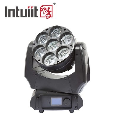Led Moving Head Light 7x40w RGBW 4in1 Sharpy Beam With Zoom Wash Lampu panggung DJ Lampu