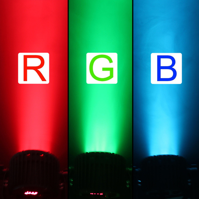Mini LED Moving Head DJ Stage Light RGB Beam Spotlights DMX 512 Voice Activated Strobe Effect Disco Party Lights Untuk Wed