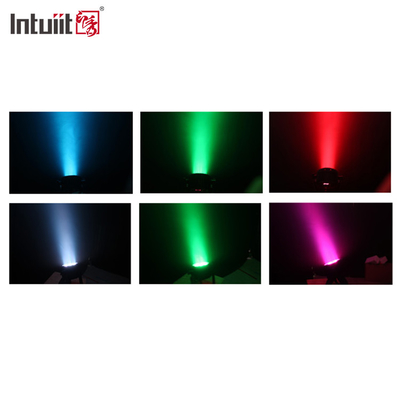 Mini LED Moving Head DJ Stage Light RGB Beam Spotlights DMX 512 Voice Activated Strobe Effect Disco Party Lights Untuk Wed