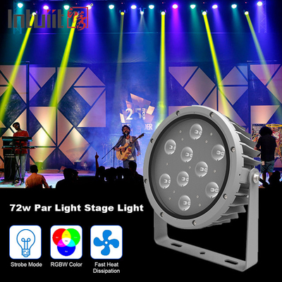 IP65 72W RGBW 4 In 1 LED Lampu Sorot Taman