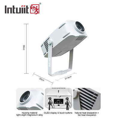 Waterproof 200W Outdoor Water Wave Oecen Wave Light Water Wave Effect Projector dengan proyektor gobo