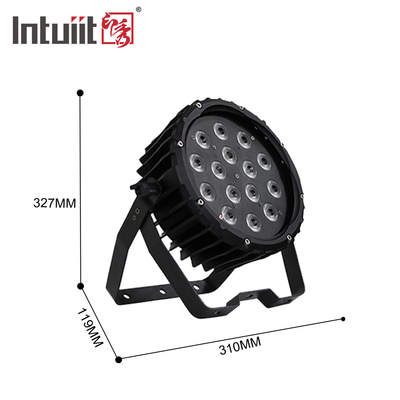 90w RGBW DMX512 4-in-1 LED Par Lampu Efek pencahayaan panggung untuk DJ Disco Bar Party