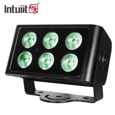 6x5W DMX RGBW 4 In 1 Outdoor LED Wall Wash Light Lampu banjir