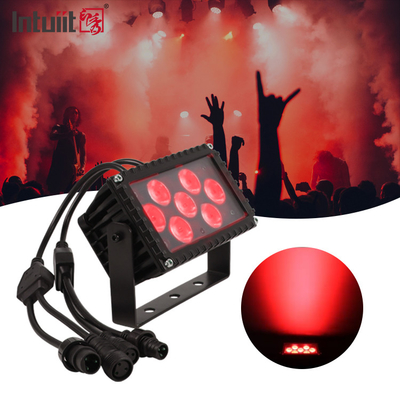 7x3W RGB LED Luar Ruang Waterproof IP66 Proyeksi Arsitektur Lampu sorot Lampu fasad