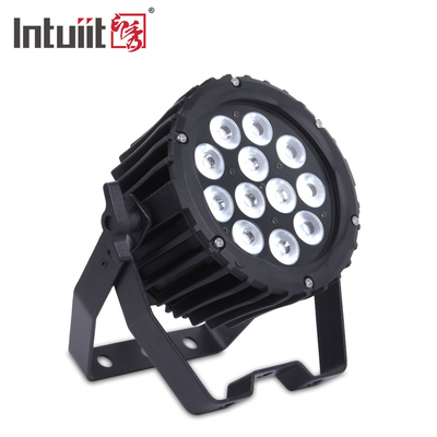 Lampu cuci mini DMX 12X3W rgbw lampu disko led par bisa lampu panggung untuk pesta disko dj
