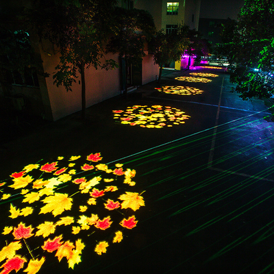 Proyektor Logo Khusus Gobo Untuk Toko Bisnis Luar Ruang Dan Dalam Ruang Gambar Led Lampu IP65 Waterproof