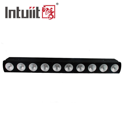 10x9W RGB DMX 3in1 LED lampu pencuci dinding garis bar pencuci panggung pencahayaan