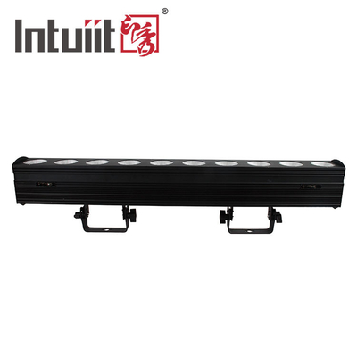 10x9W RGB DMX 3in1 LED lampu pencuci dinding garis bar pencuci panggung pencahayaan