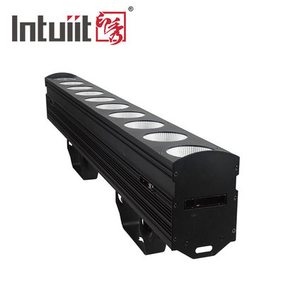 10x9W RGB DMX 3in1 LED lampu pencuci dinding garis bar pencuci panggung pencahayaan