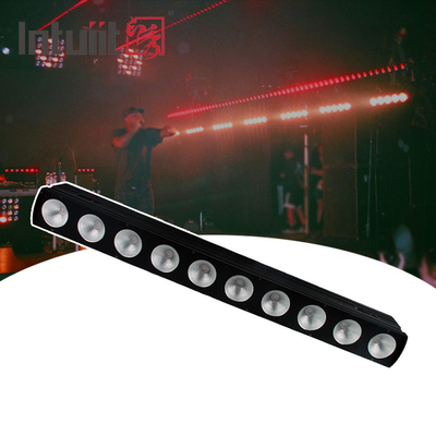 10x9W RGB DMX 3in1 LED lampu pencuci dinding garis bar pencuci panggung pencahayaan