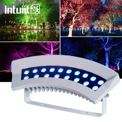 Led Tree Hug Lamp outdoor dmx512 36W RGBW warna-warni taman spot cahaya lanskap Pencahayaan IP65 Aluminium led hug pohon lampu