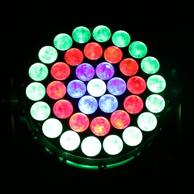 37x10W RGBW 4in1 Led Wash Stage Lighting DMX Professional Dj Lights 370W Zoom Moving Head Light Untuk Pesta