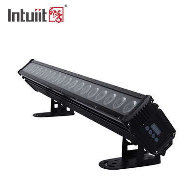 18x8W DMX512 RGBW 4 in 1 Wall Washer Lampu LED Lampu Linier Luar Ruangan Untuk Pencahayaan Pesta