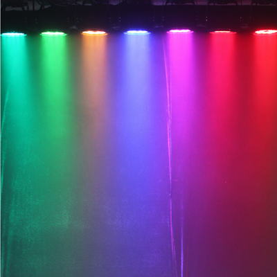 Profesional 12pcs 4in1 12x3W LED Outdoor Par Can Light Lampu panggung RGBW Aluminium Alloy DJ Wash Par Nightclub Light