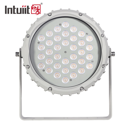 Fasad lanskap DMX512 RGBW dikendalikan tahan air IP65 Luar ruangan 72W lampu banjir LED