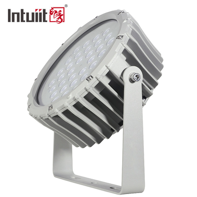 Fasad lanskap DMX512 RGBW dikendalikan tahan air IP65 Luar ruangan 72W lampu banjir LED