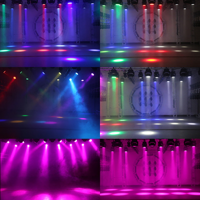 12x10W led cuci bergerak lampu kepala untuk teater Party Zoom Cuci Cahaya cuci bergerak lampu kepala