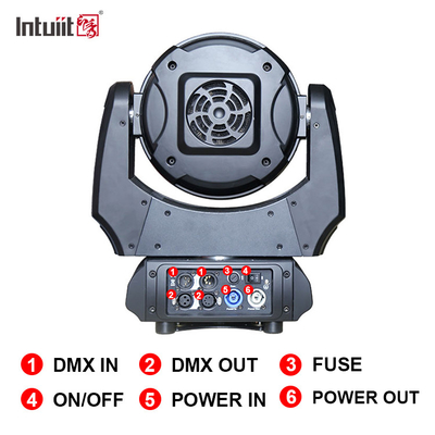19x15w Rgbw 4in1 Led Moving Head Zoom Cuci Penerangan Panggung Beam Led Lampu Moving Head