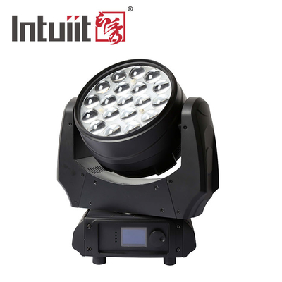 Lampu kepala bergerak 19x15W Zoom DJ Lampu RGBW LED Beam Wash Lighting Efek Lampu panggung Untuk Rave Aktivitas Acara Disco Show KTV