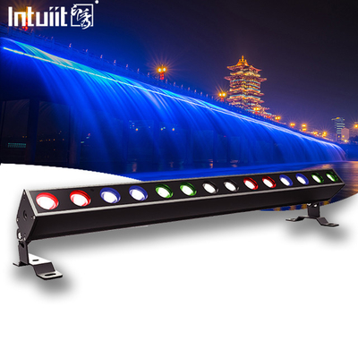 Lampu pencuci dinding tahan air rgbw 4in1 14x10w LED lampu pencuci dinding di luar