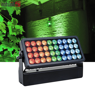 40X10W RGBW 4 In 1 Lampu Sorot LED IP65 Lampu Panggung Tahan Air Kontrol DMX512 Peralatan Disko DJ Pertunjukan Luar Ruangan