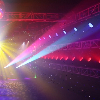 Lampu kepala bergerak profesional 37x10W dengan daya tinggi untuk peralatan pencahayaan panggung konser