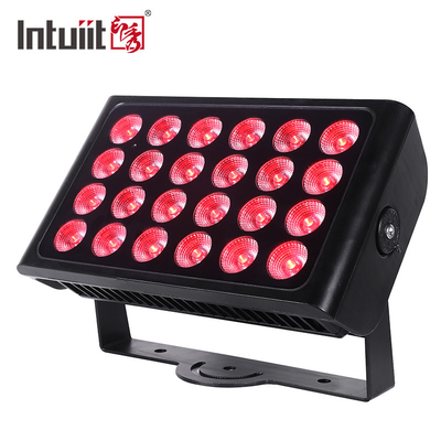 24PCS 10w Waterproof Led Wall Washer Light Lampu Banjir Led Berkualitas Tinggi RGBW LED City Color Light