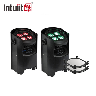 4x12W 4-in-1 RGBW Dj Wedding Baterai Powered LED Uplight WIFI Wireless Dmx Disco Stage par Lights
